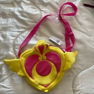 Sailor moon plush broach cross body